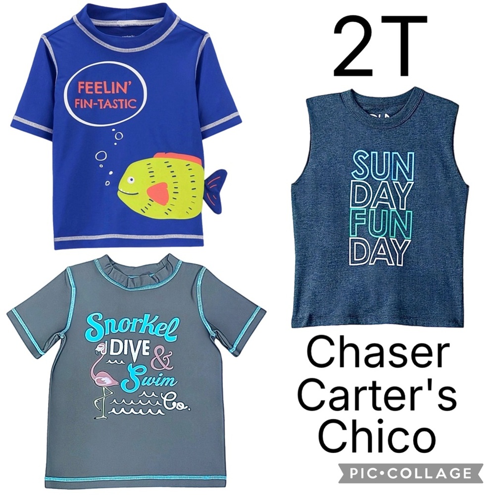 (3) Boys Summer Tops